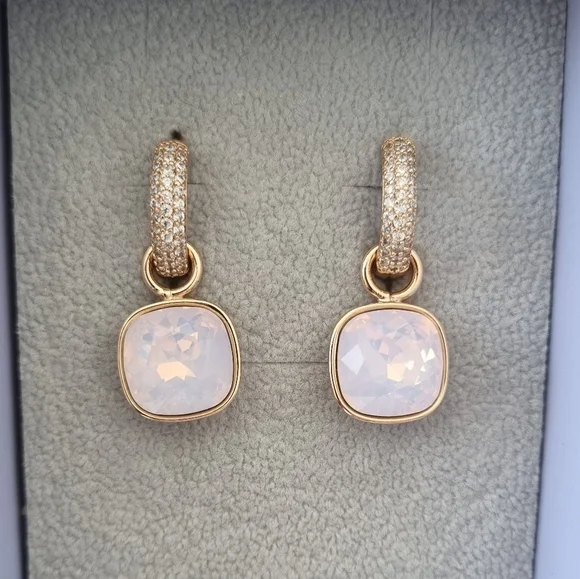 Earrings with Swarovski crystals - Picture 4 of 6